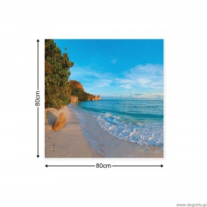 Εικόνα Canvas Εξωτικός κόλπος 3D