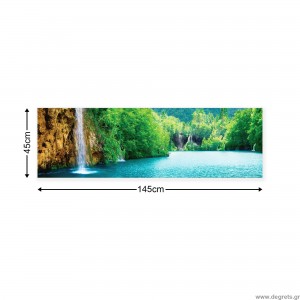 Εικόνα Canvas Καταρράκτης στη λίμνη XL