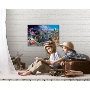 Εικόνα Canvas Φώτα αυτοκινήτου
