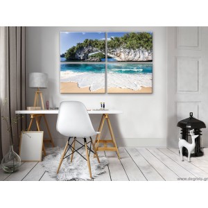 Σετ Εικόνα Canvas 4 κομμάτια Παραθαλάσσιο