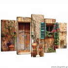 Σετ Εικόνα Canvas 5 κομμάτια Αρχαία οδός