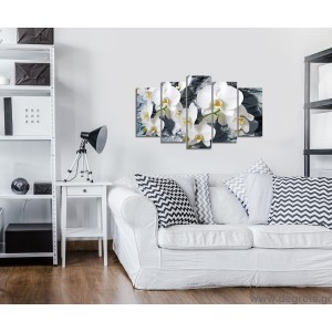 Σετ Εικόνα Canvas 5 κομμάτια Ορχιδέα 1