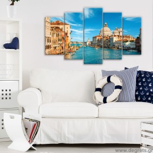 Σετ Εικόνα Canvas 5 κομμάτια Βενετία 1