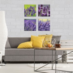 Σετ Εικόνα Canvas 4 κομμάτια Λεβάντα 2