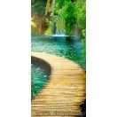 φωτογραφία Ταπετσαρία τοίχου drumul spre cascada